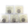 Image 2 : 25-cent 2007, 2009, 2010, 2011 & 2013 Caribou ICCS MS67. 5pcs. 