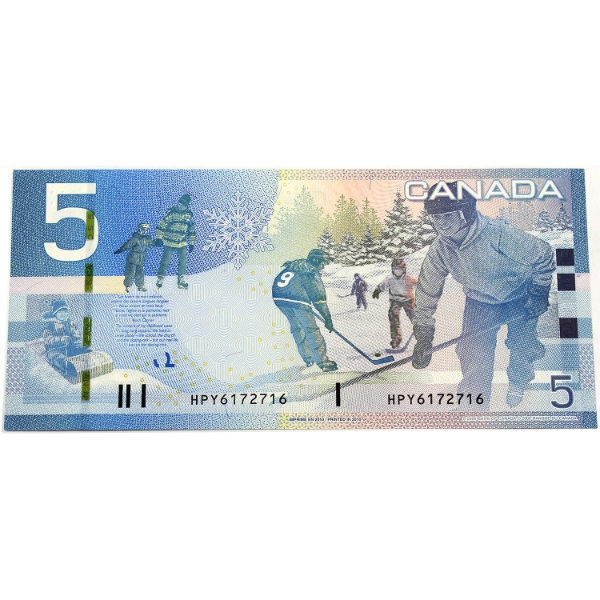 RADAR BC-67b-i-N1-iii 2010 $5 4-digit RADAR CUNC Jenkins-Carney SN: HPY6172716