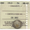 Image 1 : 5-cent 1912 ICCS MS63