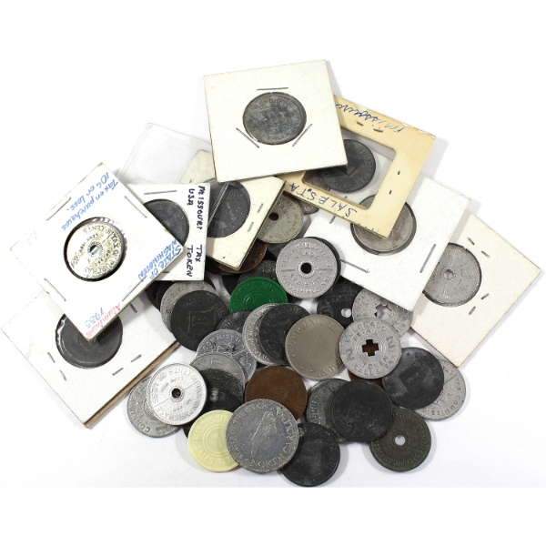 Bulk Lot of Sales Tax Tokens 