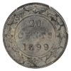 Image 2 : Newfoundland 20-cent 1899 Large 99 PCGS AU50