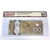 Image 1 : RADAR BC-73a-N1-iii 2011 $100 4 Digit RADAR EKG7582857 BCS CUNC64 Original Macklem-Carney
