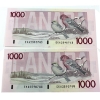 Image 1 : BC-61b 1988 $1000 Consecutive UNC or Better Bonin-Thiessen EKA2590743-"44. 2pcs.