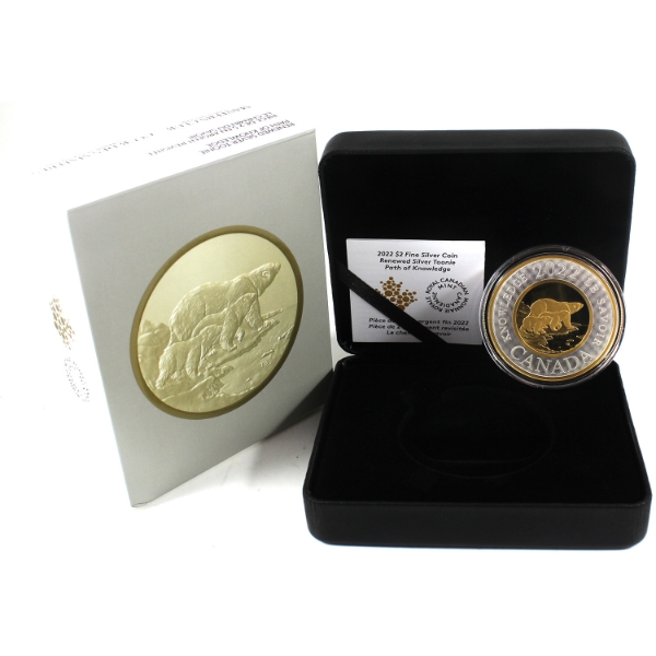 2022 $2 Renewed Silver Toonie: Path of Knowledge 2oz .9999 Fine Silver Coin (Tax Exempt)