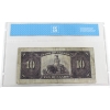 Image 2 : BC-7 1935 $10 English CCCS F15 Osborne-Towers SN:A666872 Check Letter A