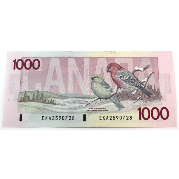 BC-61b 1988 $1000 UNC or Better Bonin-Thiessen SN: EKA2590728
