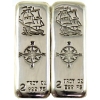 Image 1 : 2x 2oz RSSC Ship & Compass .999 Fine Silver Bars. 2pcs. (Tax Exempt)
