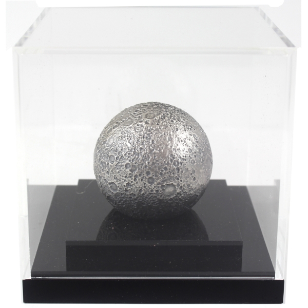 Barbados Silver 2023 $5 The Moon 3oz .999 Fine Silver w/ Antique Finish (Tax Exempt)