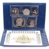 Image 1 : Iran 1971 2500th Anniversary of Persian Empire 5-coin .999 Silver Proof Set (Tax Exempt)