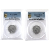 Image 1 : 5-cent 1951 Low Relief & 1952 PCGS MS65. 2pcs