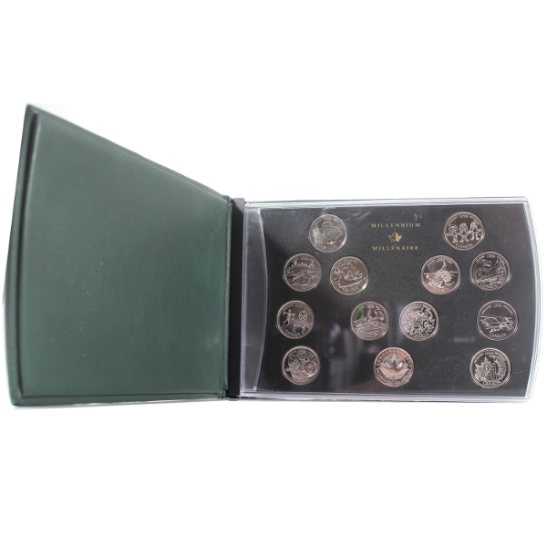 2000 25-cents Millennium Specimen Set w/ Medallion