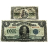 Image 1 : 1870 & 1923 Mixed Denomination Banknotes. 2pcs.
