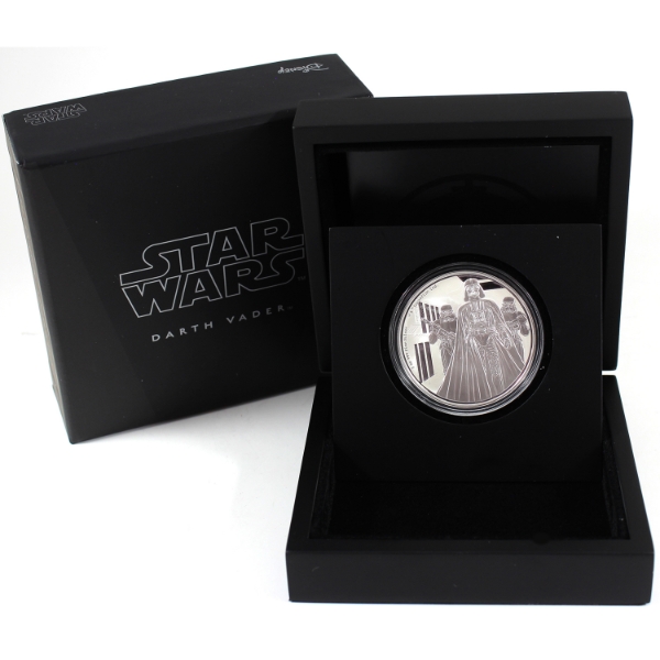 Niue Silver 2016 $2 Star Wars Classic - Darth Vader 1oz .999 Fine Silver Coin (Tax Exempt)
