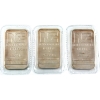 Image 1 : 3x 1oz National Refiners Vintage .999+ Silver Bars *Consecutive SNs!* (Tax Exempt)