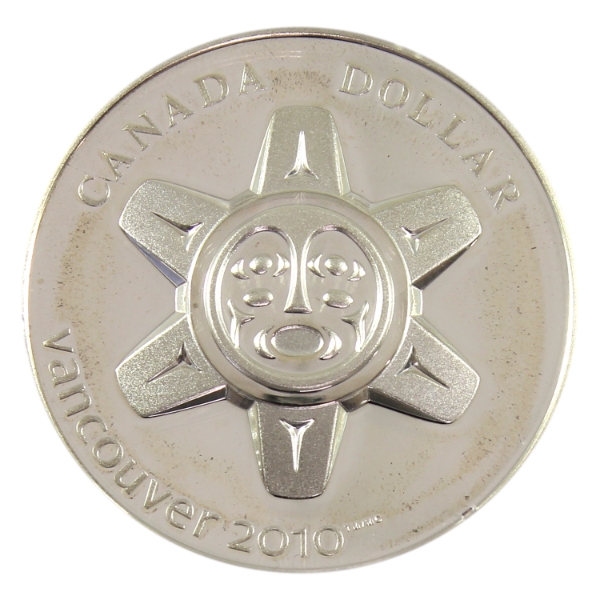 2010 Limited Edition Proof Silver Dollar - The Sun Sterling Silver Coin