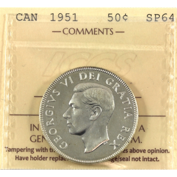50-cent 1951 ICCS SP64