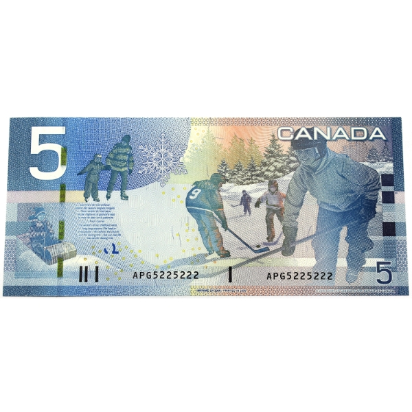 BC-67a 2006 $5 Neat Number CUNC Jenkins-Dodge SN: APG5225222
