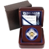Image 1 : Tokelau 2017 $1 House of Windsor 100th Anniversary 1oz Fine Silver Proof Coin with Gold Plating 