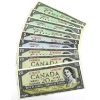 Image 1 : Group Lot of 1954 $1, $5 & $20 Banknotes. 9pcs.