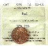 Image 1 : 1-cent 1939 ICCS MS66 Red