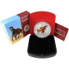 Image 1 : Australia Silver 2014 $30 Year of the Horse-Gemstone Edition Kilo .999 Silver Coin