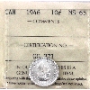 Image 1 : 10-cent 1946 ICCS MS65