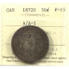 Image 1 : 50-cent 1872H A/A-1 ICCS F15