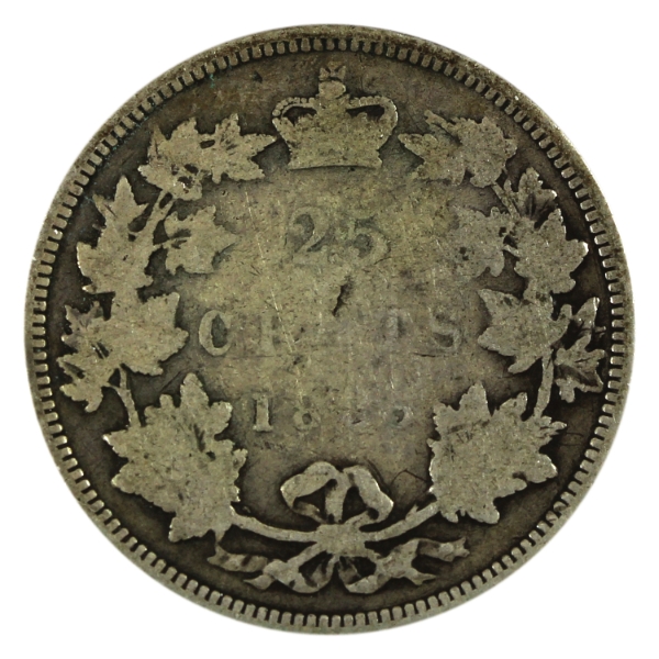 25-cent 1885 G-VG