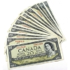 Image 1 : Bulk Lot of 1954 $20 Banknotes in Average Condition. 14pcs.
