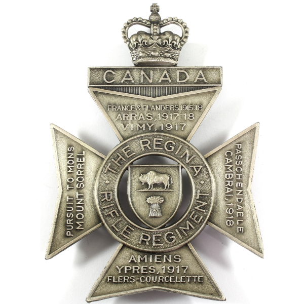 Canada Pre 1982 The Regina Rifle Regiment Cross Belt Badge