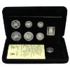Image 1 : Isle of Man Pobjoy Mint 1978 Commemorative Sterling Silver 7-coin Collection 
