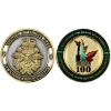 Image 1 : 1916-2016 Borden 100 CFB Borden 100th Anniversary Enamel & 1945-2020 Victory In Europe Gilded Medals