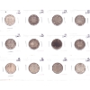 Image 1 : 25-cent 1872H-1936 Bulk Collection in 12-Pocket Sheet VG (impaired) 12pcs