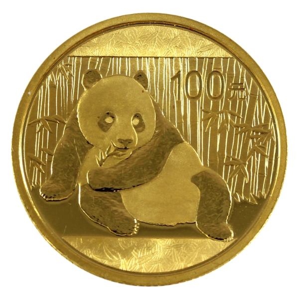 1/4oz China 2015 100 Yuan Panda .999 Fine Gold Coin (Tax Exempt)