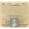Image 1 : 10-cent 1919 ICCS MS64
