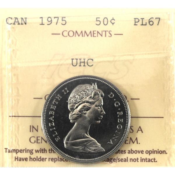 50-cent 1975 ICCS PL67 Ultra Heavy Cameo