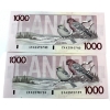 Image 1 : BC-61b 1988 $1000 Consecutive UNC or Better Bonin-Thiessen SN:EKA2590739-"40. 2pcs.