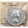 Image 1 : Silver $1 1954 ICCS PL66 Heavy Cameo. Blast White Coin with Flawless Mirror-like Fields.
