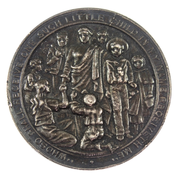 Canada/Great Britain N.D. Good Conduct & Length of Service Medal 61.8g-Sterling Silver, 50mm