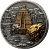 Image 2 : Cook Islands Silver 2022 $20 Epic Places- El Dorado 3oz .999 Fine Silver W/ Antique Finish