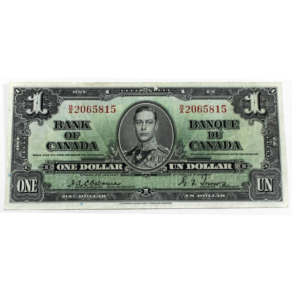 BC-21a 1937 $1 Ungraded Osborne-Towers SN:B/A2065815