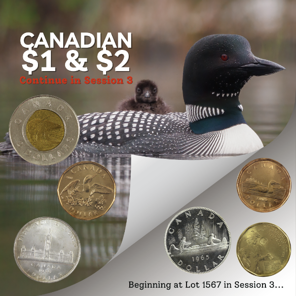 More Canadian Dollars and $2 coins await!