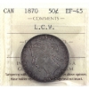 Image 1 : 50-cent 1870 LCW ICCS EF45