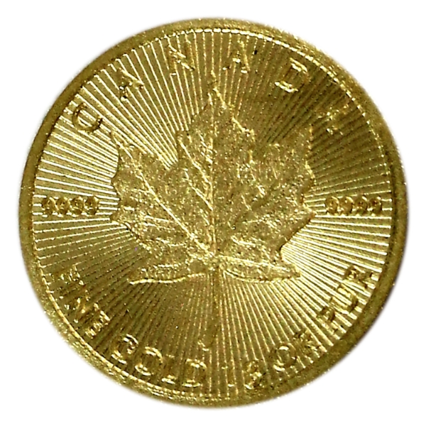 1g RCM 2020 50-cent Gold Maple Leaf .999 Silver Gold Coin (Tax Exempt)