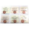 Image 2 : 1-cent 1965 SmBds Blt 5, 1966, 1967, 1968, 1969 & 1971 ICCS PL66 UHC; Red. 6pcs
