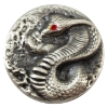 Image 1 : 3oz Beaver Bullion Cobra with Enamel Eye .999 Silver Round (Tax Exempt) 