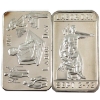 Image 1 : 2x 1oz Assorted Refiners 1973 Labour Day .999 Silver Art Bars. 2pcs. (Tax Exempt)