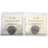 Image 2 : 5-cent 1947 & 1947 Maple Leaf ICCS MS64. 2pcs