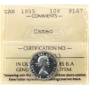 Image 1 : 10-cent 1955 ICCS PL67 Cameo
