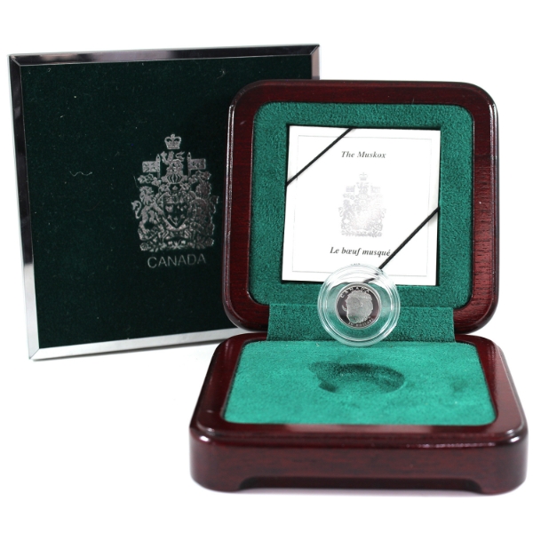1999 Platinum $30 The Muskox 1/10oz .9995 Fine Platinum Coin (Tax Exempt)